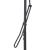 Umbrelă de exterior cu stâlp din oțel, negru, 250x250x230 cm GartenMobel Dekor