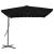 Umbrelă de exterior cu stâlp din oțel, negru, 250x250x230 cm GartenMobel Dekor