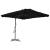Umbrelă de exterior cu stâlp din oțel, negru, 250x250x230 cm GartenMobel Dekor