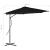 Umbrelă de exterior cu stâlp din oțel, negru, 300x230 cm GartenMobel Dekor