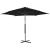 Umbrelă de exterior cu stâlp din oțel, negru, 300x230 cm GartenMobel Dekor