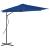 Umbrelă de exterior cu stâlp din oțel, albastru, 300 x 230 cm GartenMobel Dekor