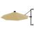Umbrelă soare LED montaj pe perete stâlp metal gri taupe 300cm GartenMobel Dekor