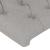 Cadru de pat cu tăblie, gri deschis, 100x200 cm, textil GartenMobel Dekor
