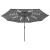 Umbrelă de soare exterior LED-uri & stâlp metal antracit 400 cm GartenMobel Dekor