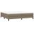 Cadru de pat box spring, gri taupe, 200x200 cm, textil GartenMobel Dekor