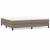 Cadru de pat box spring, gri taupe, 200x200 cm, textil GartenMobel Dekor