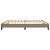 Cadru de pat box spring, gri taupe, 200x200 cm, textil GartenMobel Dekor