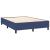 Pat box spring cu saltea, albastru, 140x200 cm, textil GartenMobel Dekor