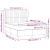 Pat box spring cu saltea, albastru, 140x200 cm, textil GartenMobel Dekor