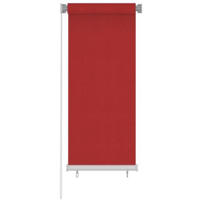 Jaluzea tip rulou de exterior, roşu, 60x140 cm, HDPE GartenMobel Dekor