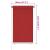 Jaluzea tip rulou de exterior, roşu, 80x140 cm, HDPE GartenMobel Dekor