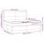 Pat box spring cu saltea, gri închis, 200x200 cm, catifea GartenMobel Dekor