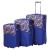 Ella Icon Troler Neo Albastru Cu Print 54X35X17 Cm 1248 ComfortTravel Luggage