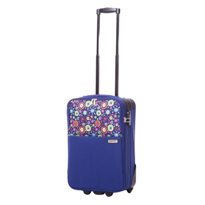 Ella Icon Troler Neo Albastru Cu Print 54X35X17 Cm 1248 ComfortTravel Luggage