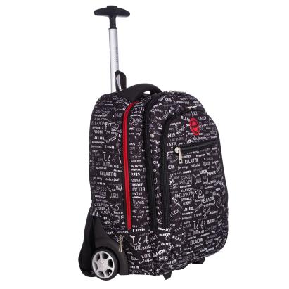 Ella Icon - Rucsac Tip Troler Urban - Negru - 50x35x22 cm ComfortTravel Luggage