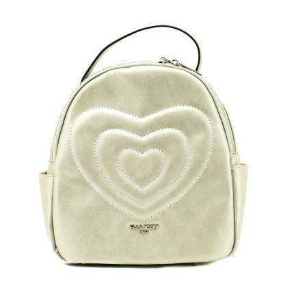 Ella Icon Rucsac De Dama Heart Argintiu 24*27*11 Cm ComfortTravel Luggage