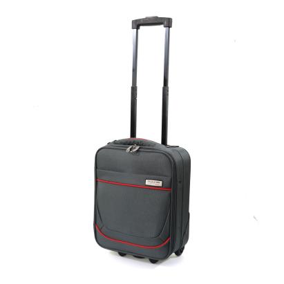 Troler Carla Gri cu Rosu 40x30x15cm ComfortTravel Luggage