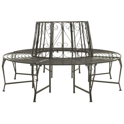 Bancă de copac pentru grădină, 160 cm, oțel GartenMobel Dekor
