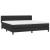 Pat box spring cu saltea, negru, 200x200 cm, piele ecologică GartenMobel Dekor