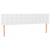 Pat box spring cu saltea, alb, 200x200 cm, piele ecologică GartenMobel Dekor