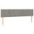 Pat box spring cu saltea, gri deschis, 180x200 cm, catifea GartenMobel Dekor