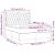 Pat box spring cu saltea, crem, 140x200 cm, textil GartenMobel Dekor