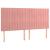 Pat box spring cu saltea, roz, 180x200 cm, catifea GartenMobel Dekor
