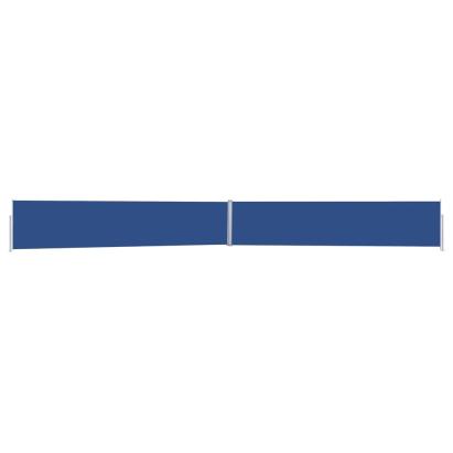 Copertină laterală retractabilă de terasă, albastru, 170x1200cm GartenMobel Dekor