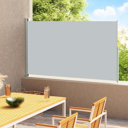 Copertină laterală retractabilă de terasă, gri, 180x300 cm GartenMobel Dekor