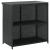 Set mobilier de bar, 3 piese, negru, poliratan GartenMobel Dekor