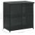 Set mobilier de bar, 3 piese, negru, poliratan GartenMobel Dekor