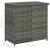 Set mobilier de bar, 3 piese, gri, poliratan GartenMobel Dekor