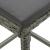 Set mobilier de bar, 3 piese, gri, poliratan GartenMobel Dekor
