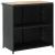 Set mobilier de bar, 3 piese, negru, poliratan GartenMobel Dekor