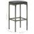 Set de bar, 3 piese, gri, poliratan GartenMobel Dekor
