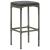 Set de bar, 3 piese, gri, poliratan GartenMobel Dekor
