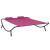 Pat șezlong de exterior, roz, material textil GartenMobel Dekor