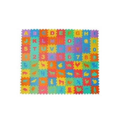 Covor spuma tip puzzle, pentru copii, spuma EVA, 72 piese, 16x16 cm GartenVIP DiyLine