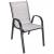 Set mobilier gradina/terasa, gri si negru, 1 masa, 2 scaune, 1 canapea, Fiesta GartenVIP DiyLine