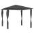 Pavilion cu huse pentru stâlpi, antracit, 3x3x2,6 m, 160 g/m² GartenMobel Dekor