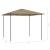 Pavilion, gri taupe, 3x3x2,6 m, 160 g/m² GartenMobel Dekor