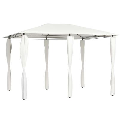 Pavilion cu huse pentru stâlpi, crem, 3x4x2,6 m, 160 g/m² GartenMobel Dekor