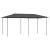 Pavilion, antracit, 3x6x2,6 m, 160 g/m² GartenMobel Dekor