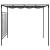 Pavilion cu acoperiș retractabil, antracit, 4x3x2,3 m, 180 g/m² GartenMobel Dekor