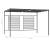Pavilion cu acoperiș retractabil, antracit, 4x3x2,3 m, 180 g/m² GartenMobel Dekor