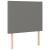 Pat box spring cu saltea, gri închis, 100x200 cm, textil GartenMobel Dekor