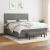 Pat box spring cu saltea, gri închis, 180x200 cm, textil GartenMobel Dekor