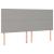 Pat box spring cu saltea, gri deschis, 200x200 cm, textil GartenMobel Dekor