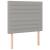Pat box spring cu saltea, gri deschis, 90x200 cm, textil GartenMobel Dekor